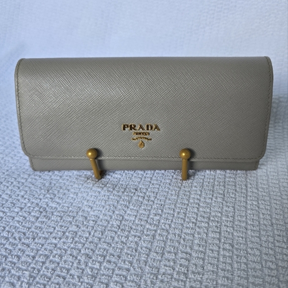 Prada Saffiano Leather Long Wallet - Picture 3 of 12